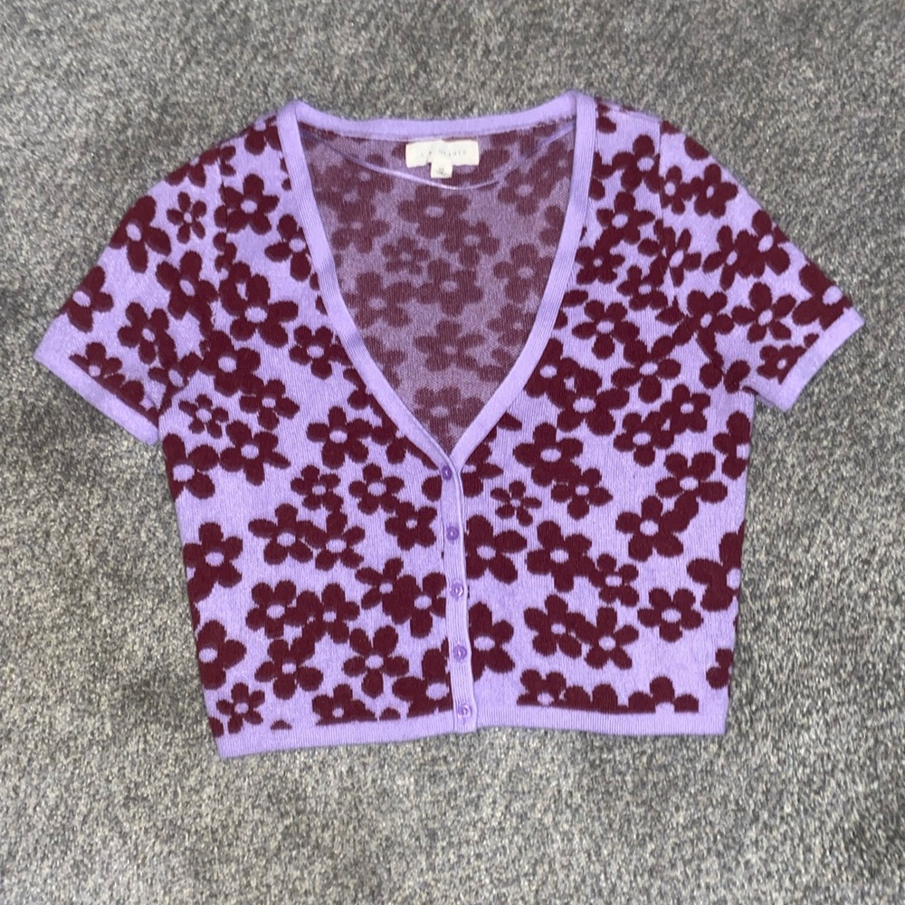 La Hearts by Pacsun cropped sweater